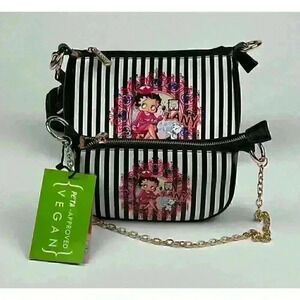 NEW! Betty Boop Women’s Lany Crossbody and Shoulder Bags Set